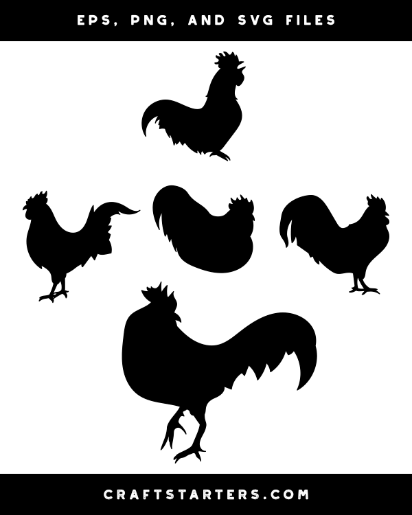 Rooster Silhouette Clip Art