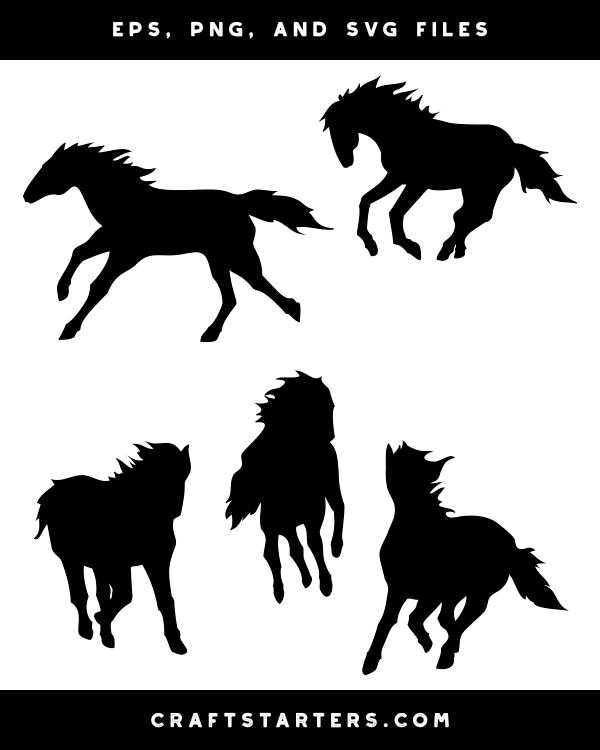 Download Running Horse Silhouette Clip Art