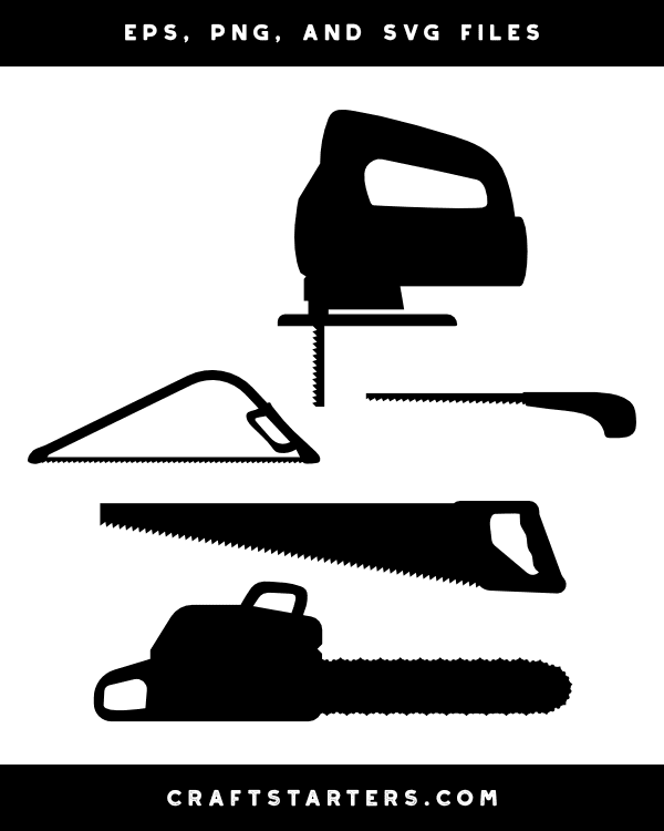 Saw Silhouette Clip Art