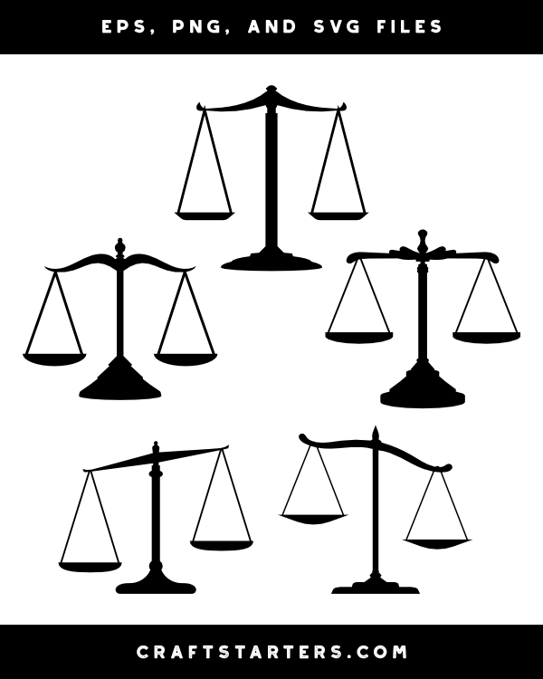 Scales Of Justice Silhouette Clip Art Scales Of Justice Silhouette Clip Art