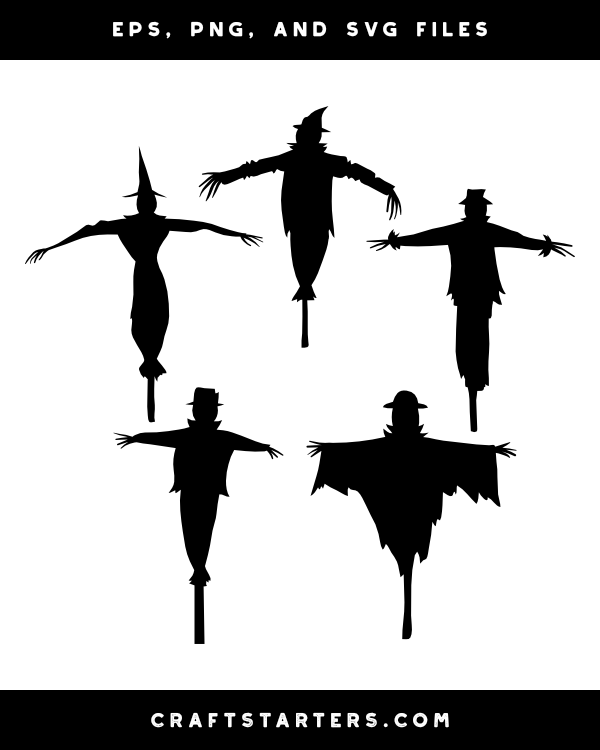 Scarecrow Silhouette Clip Art