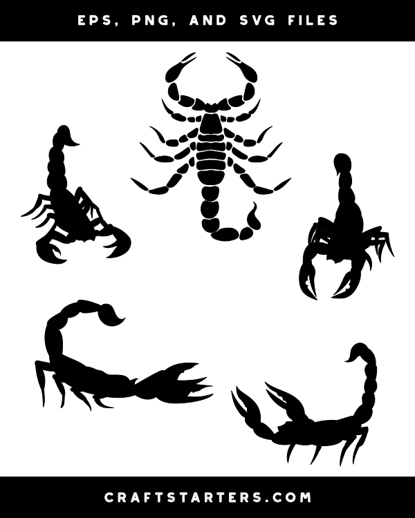 Scorpion Silhouette Clip Art