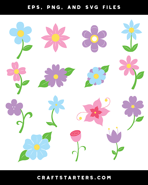 Simple Flower Clip Art