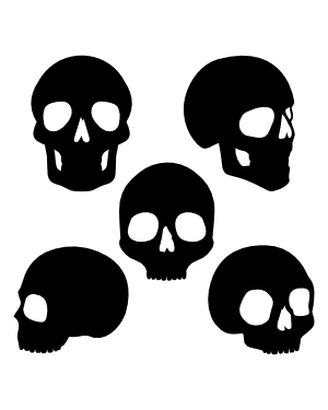Skull Silhouette Clip Art