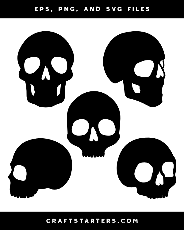 Skull Silhouette Clip Art