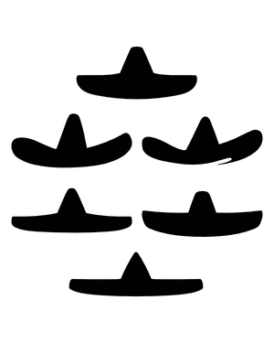Sombrero Silhouette Clip Art