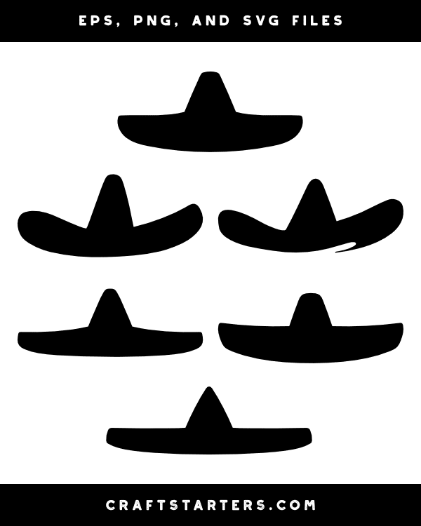 Sombrero Silhouette Clip Art