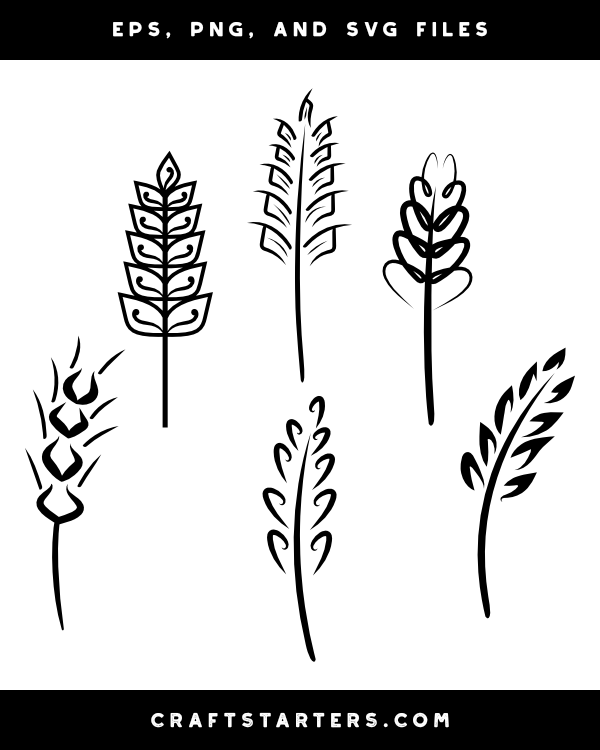 wheat bundle silhouette