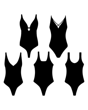 Swimsuit Silhouette Clip Art