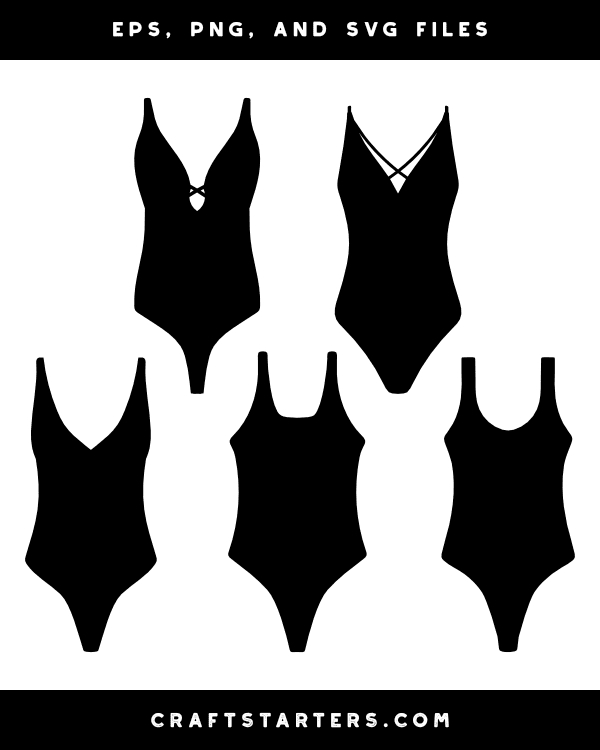 Swimsuit Silhouette Clip Art