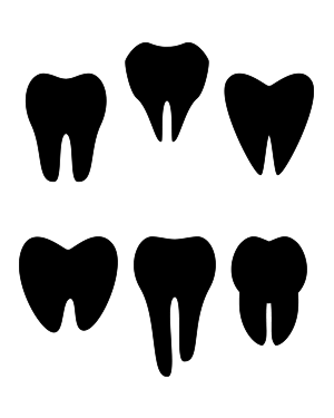 Tooth Silhouette Clip Art