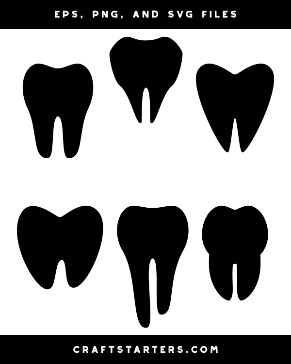 Tooth Silhouette Clip Art