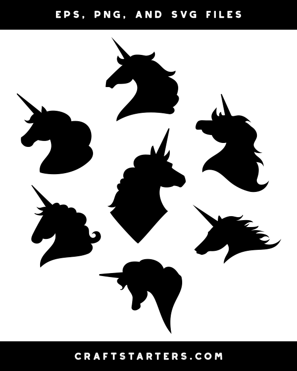 Free Free Unicorn Head Silhouette Svg 515 SVG PNG EPS DXF File
