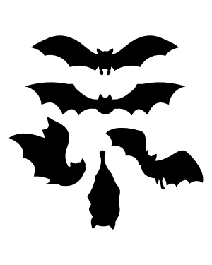 Vampire Bat Silhouette Clip Art
