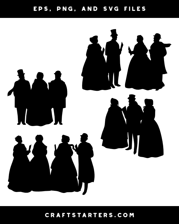 carolers free clipart