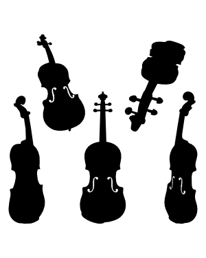 Violin Silhouette Clip Art