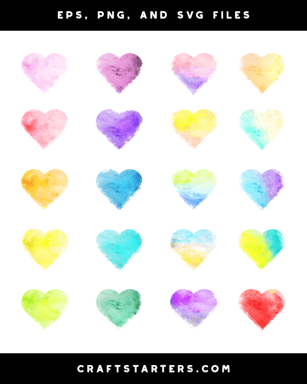Download Watercolor Heart Clip Art