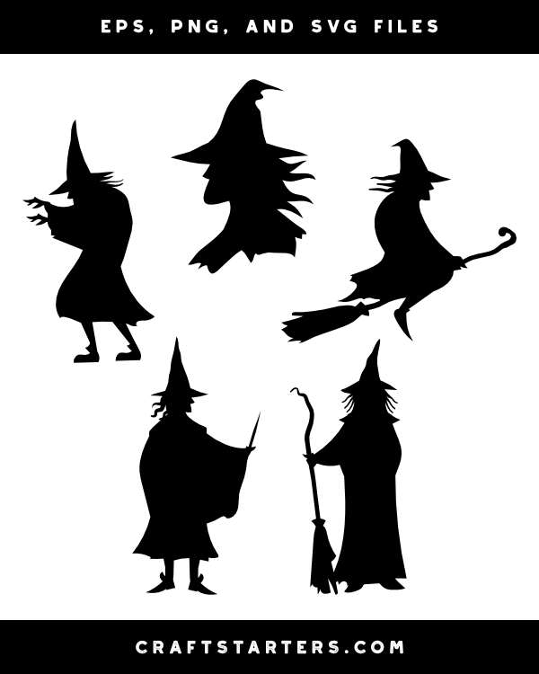 Witch Silhouette Clip Art
