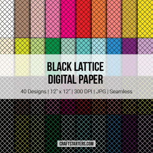 Black Lattice Digital Paper