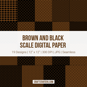 Brown and Black Scale Digital Paper