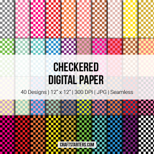 Checkered Digital Paper