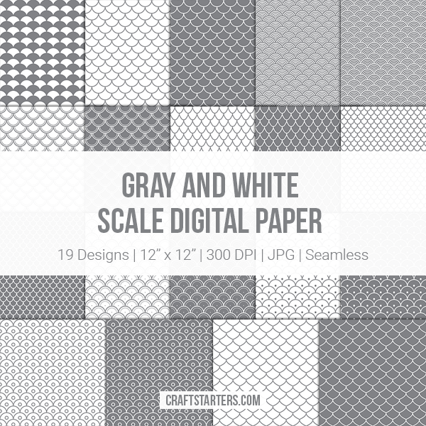 Gray and White Scale Digital Paper