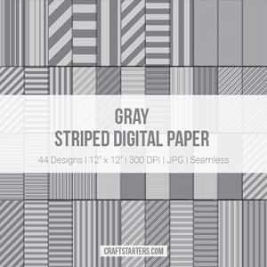 Gray Stripe Digital Paper