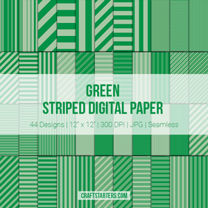 Green Stripe Digital Paper