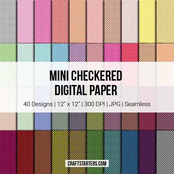 Mini Checkered Digital Paper