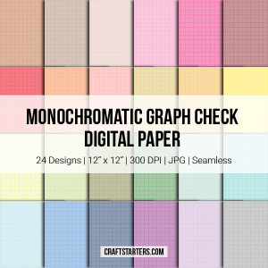 Monochromatic Graph Check Digital Paper