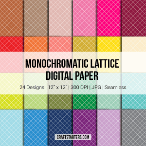 Monochromatic Lattice Digital Paper