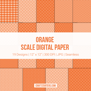 Orange Scale Digital Paper