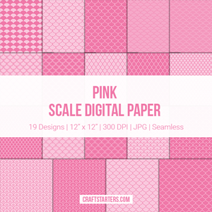 Pink Scale Digital Paper