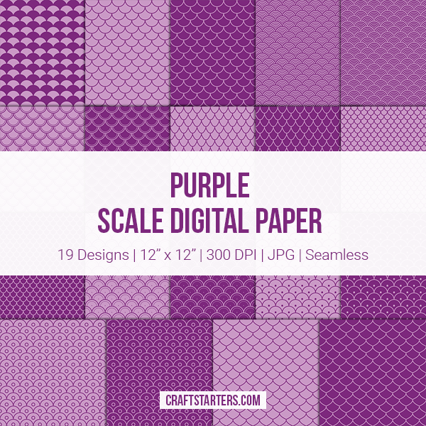 Purple Scale Digital Paper