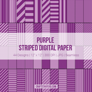 Purple Stripe Digital Paper