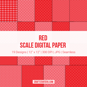 Red Scale Digital Paper