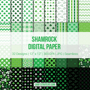 Shamrock Digital Paper