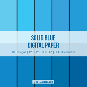 Solid Blue Digital Paper