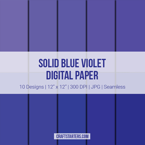 Solid Blue Violet Digital Paper