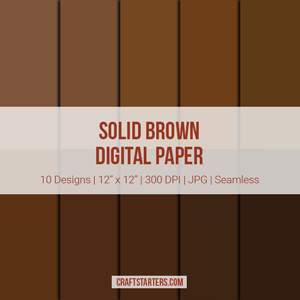 Solid Brown Digital Paper