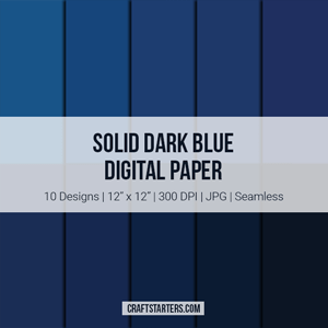 Solid Dark Blue Digital Paper