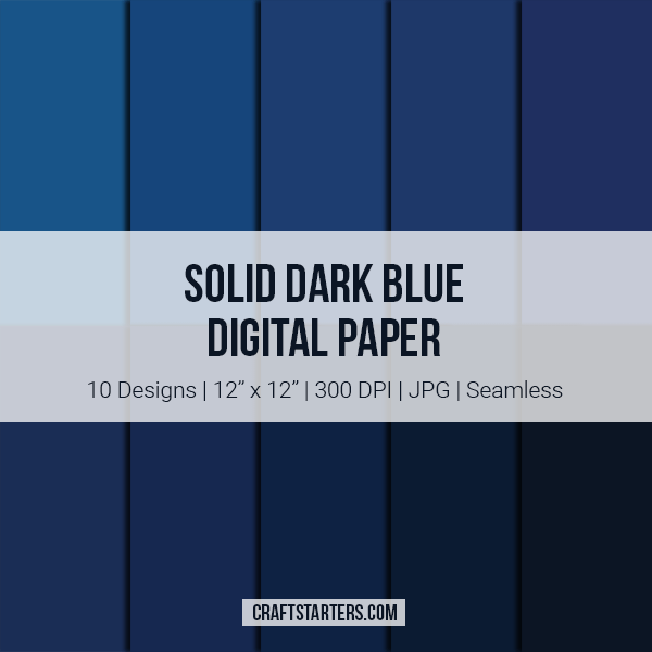 Solid Dark Blue Digital Paper