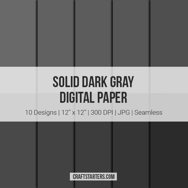 Solid Dark Gray Digital Paper