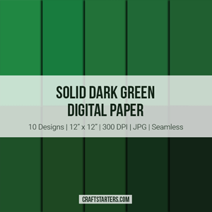 Solid Dark Green Digital Paper