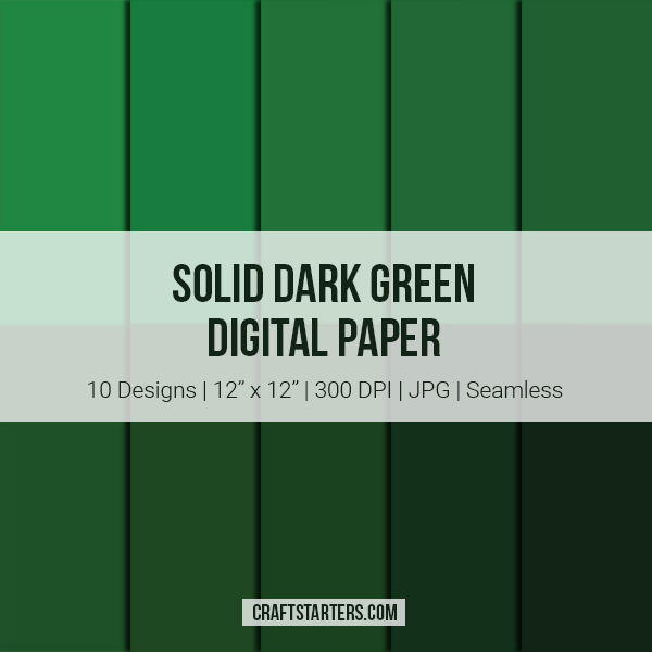 Solid Dark Green Digital Paper