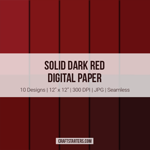 Solid Dark Red Digital Paper