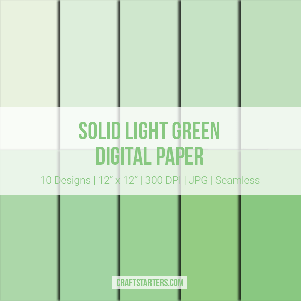 Solid Light Green Digital Paper