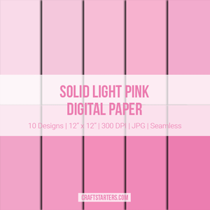 Solid Light Pink Digital Paper