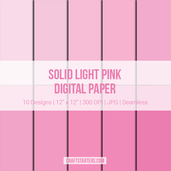 Solid Light Pink Digital Paper