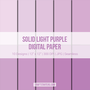 Solid Light Purple Digital Paper